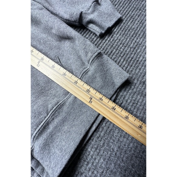 Peanuts Hoodie Mens XS Gray Zip Up Snoopy Woodstock Doghouse Fleece Graphic - Picture 2 of 8